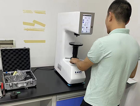 觸摸屏洛氏硬度計使用案例