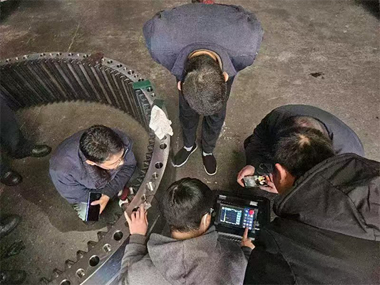 測(cè)無(wú)損滲碳層厚度，中高頻大型齒輪淬火層深度測(cè)量，回轉(zhuǎn)體支撐淬火層測(cè)量